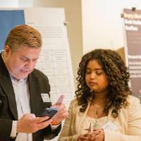 Dr. Spencer (left) and Rheyna Bui (right)